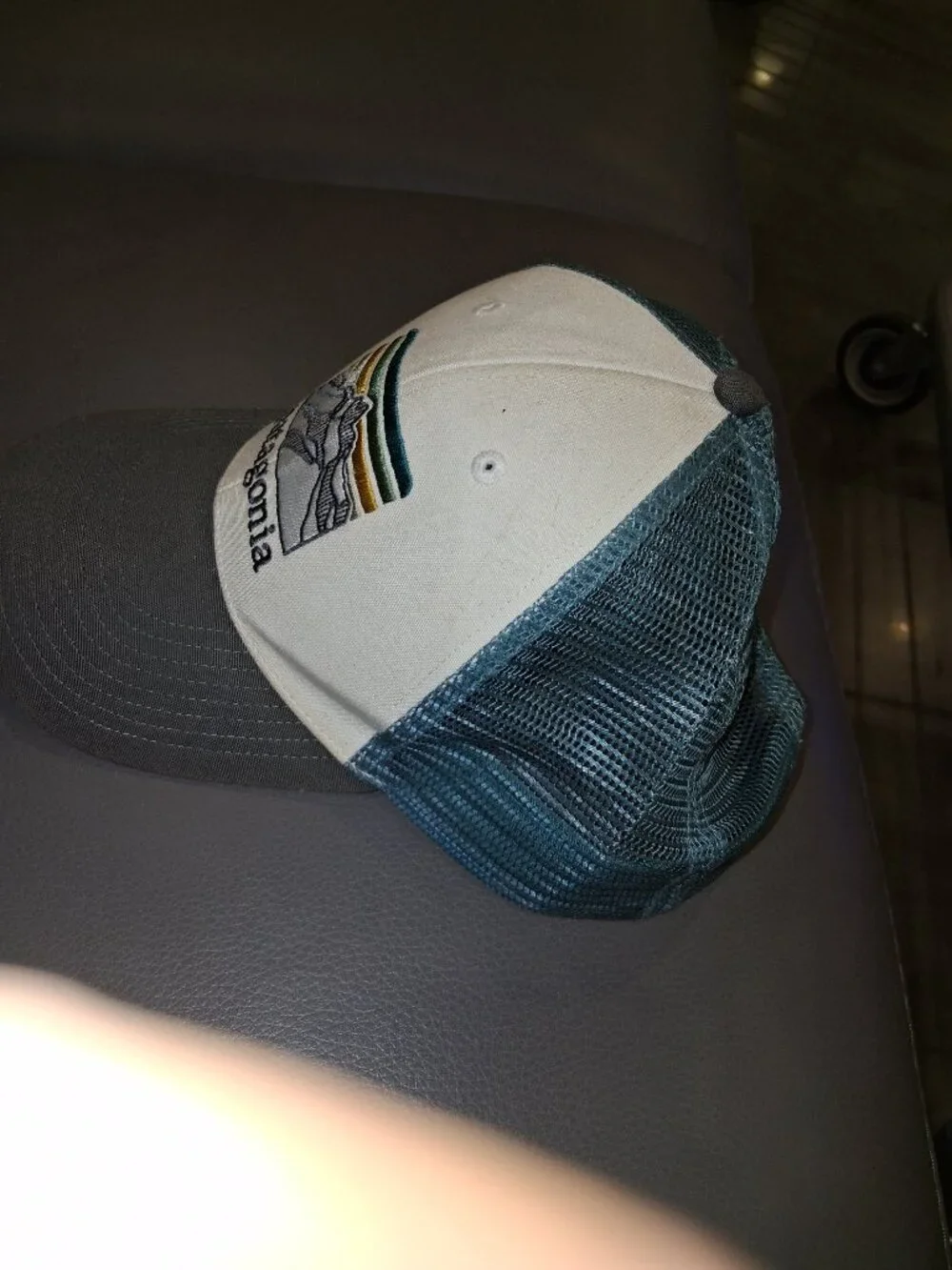 Patagonia Snapback Trucker Hat Multicolor OSFA ALL Embroidered Mesh Back Adj New